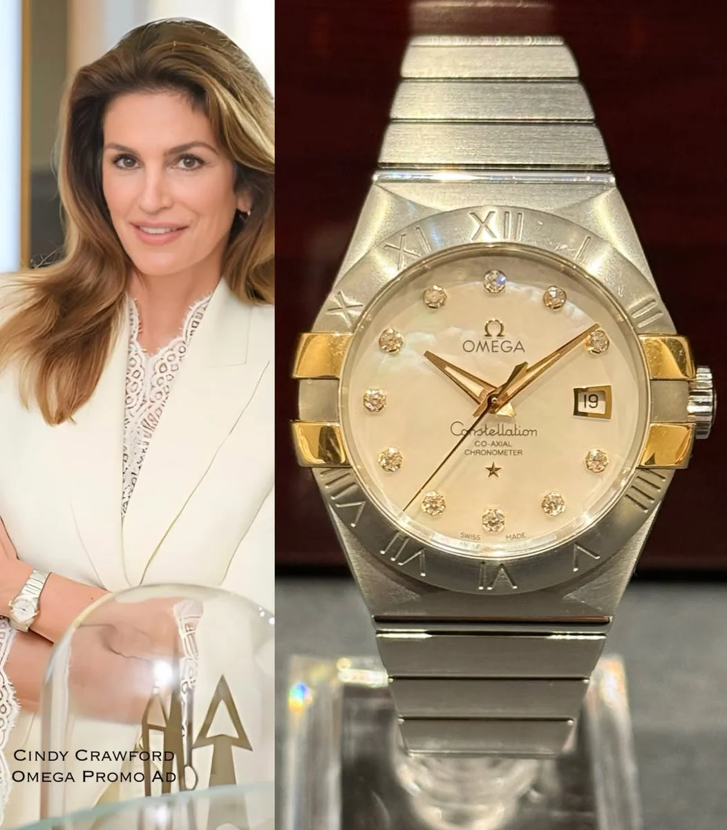 Rare Omega Constellation Ladies Masterpiece 32 Mm MOP Fine Diamonds