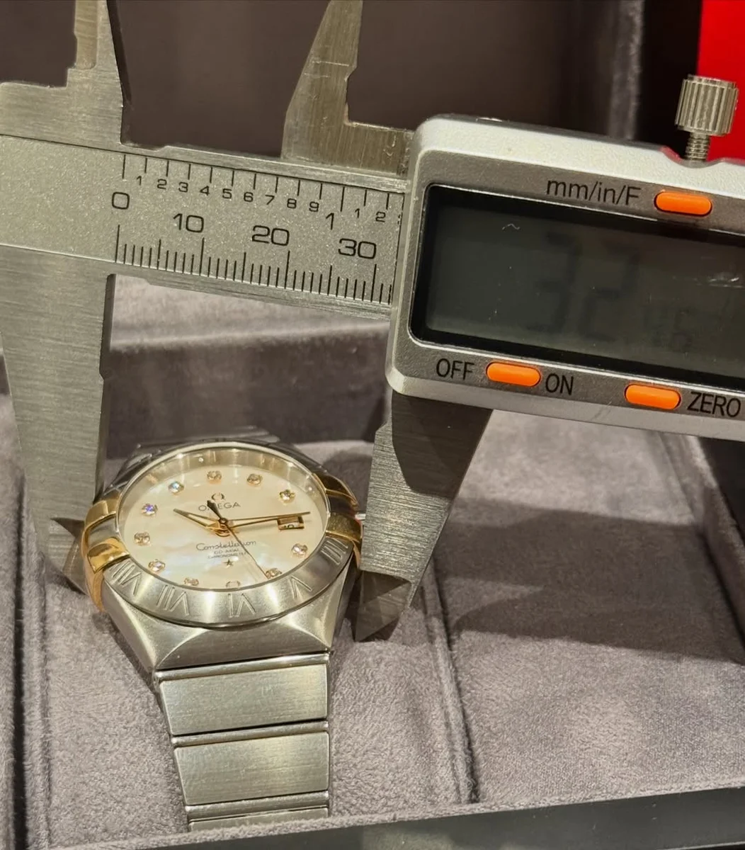 Rare Omega Constellation Ladies Masterpiece 32 Mm MOP Fine Diamonds - Image 8