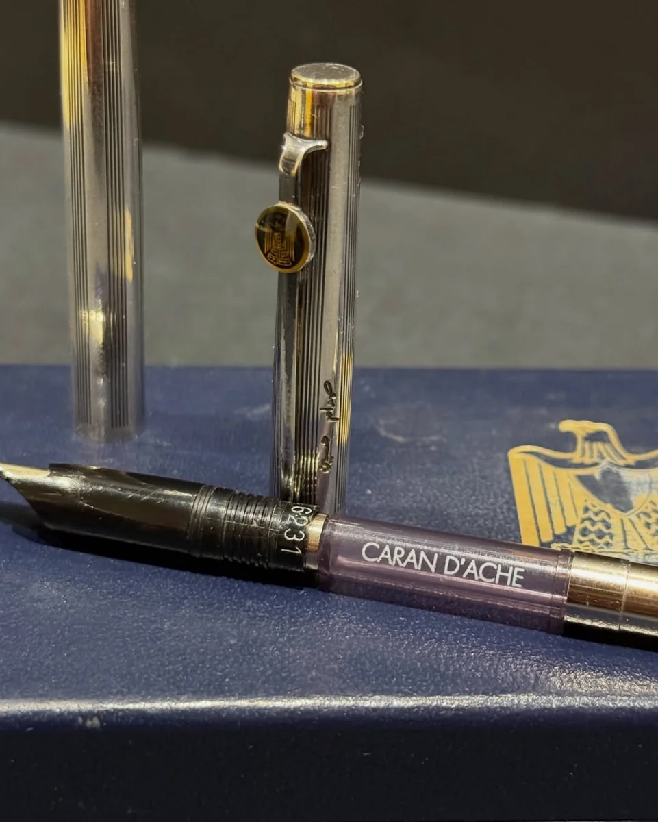 Ultra Rare Caran d’Ache Special Presidential Edition 1985 President Saddam Hussain - Image 7