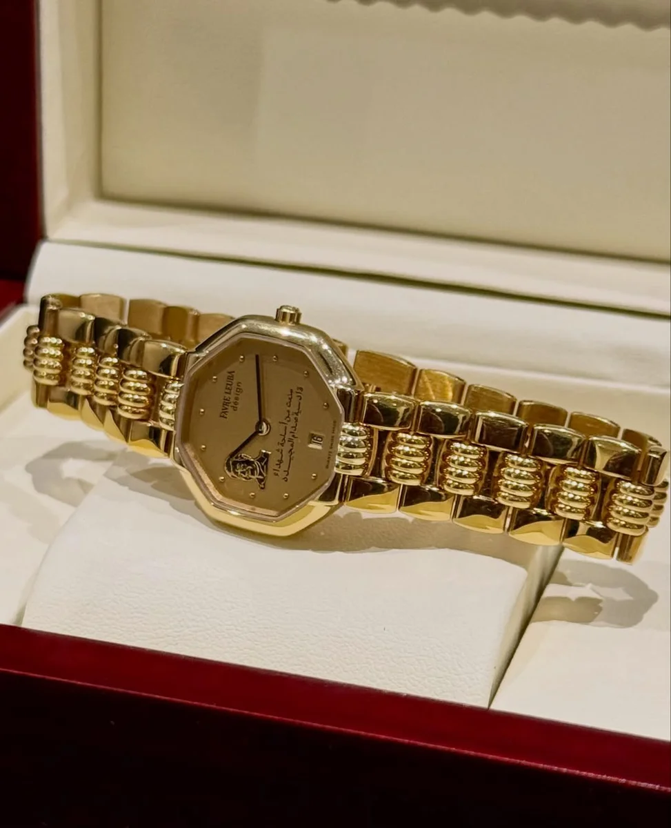 Rare Favre-Leuba Genève Special Ladies Edition Iraq 1988 President Saddam Hussain - Image 4