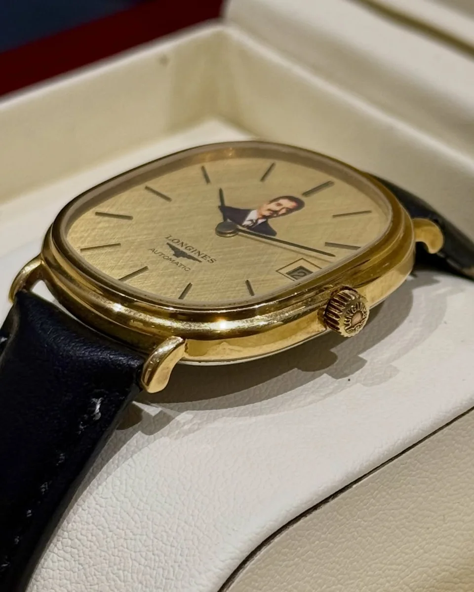 Special Edition Iraq 1982 Longines President Saddam Hussain - Image 3