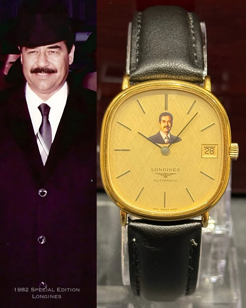 Special Edition Iraq 1982 Longines President Saddam Hussain
