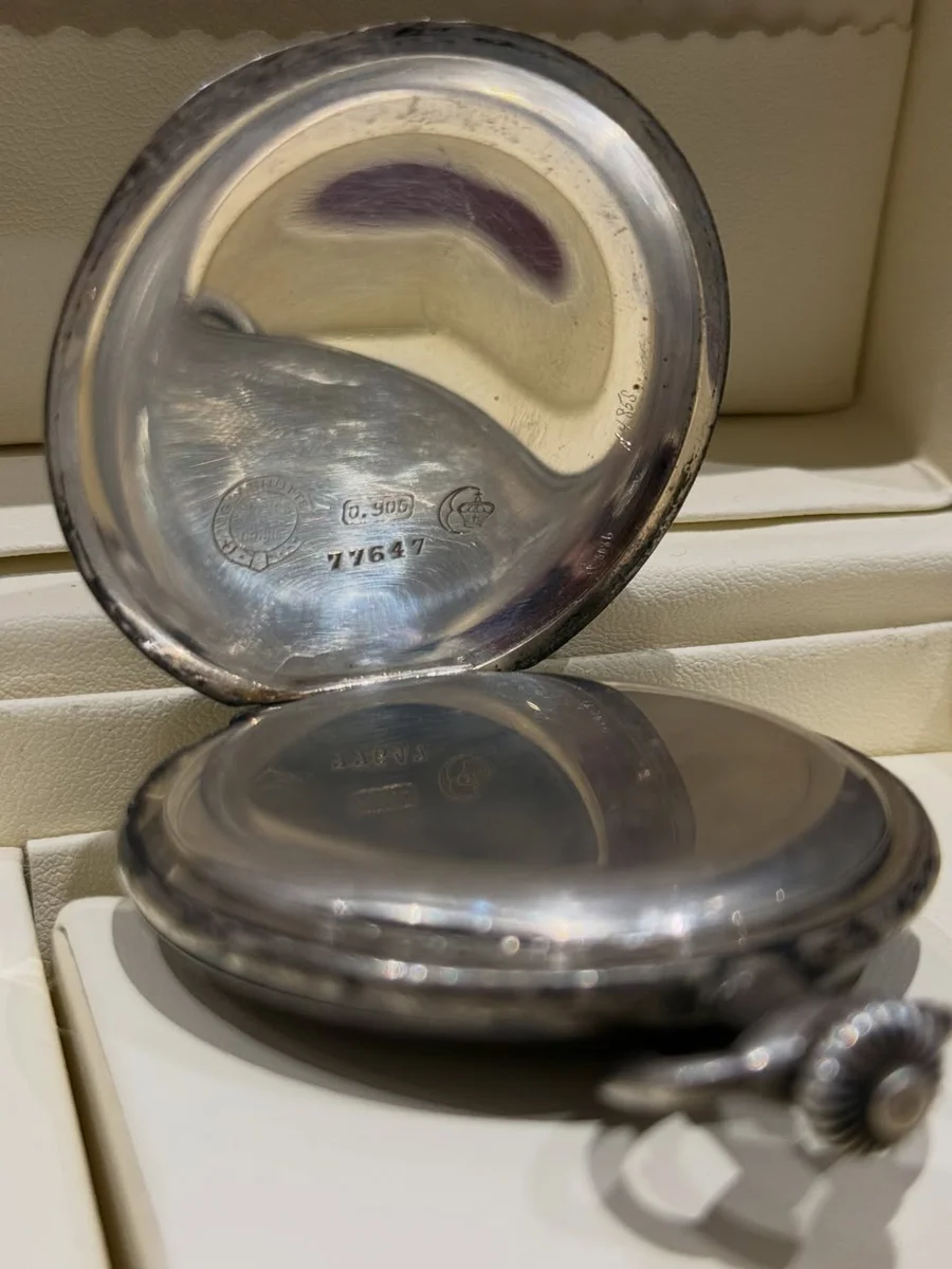 A. Lange & Söhne 1930 Fine Silver Pocket Watch Rare - Image 5