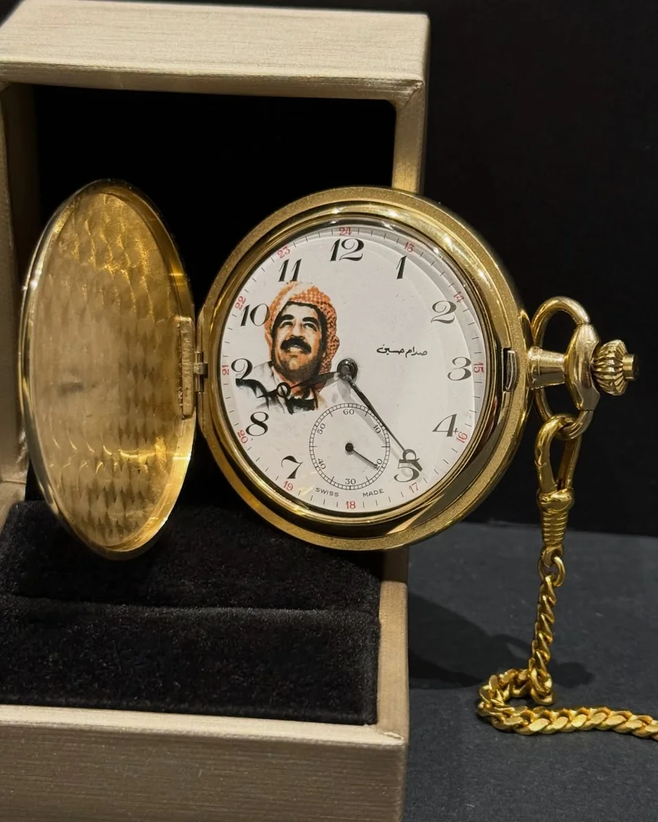 Special Edition Pcoket Watch Iraq 1985 President Saddam Hussein