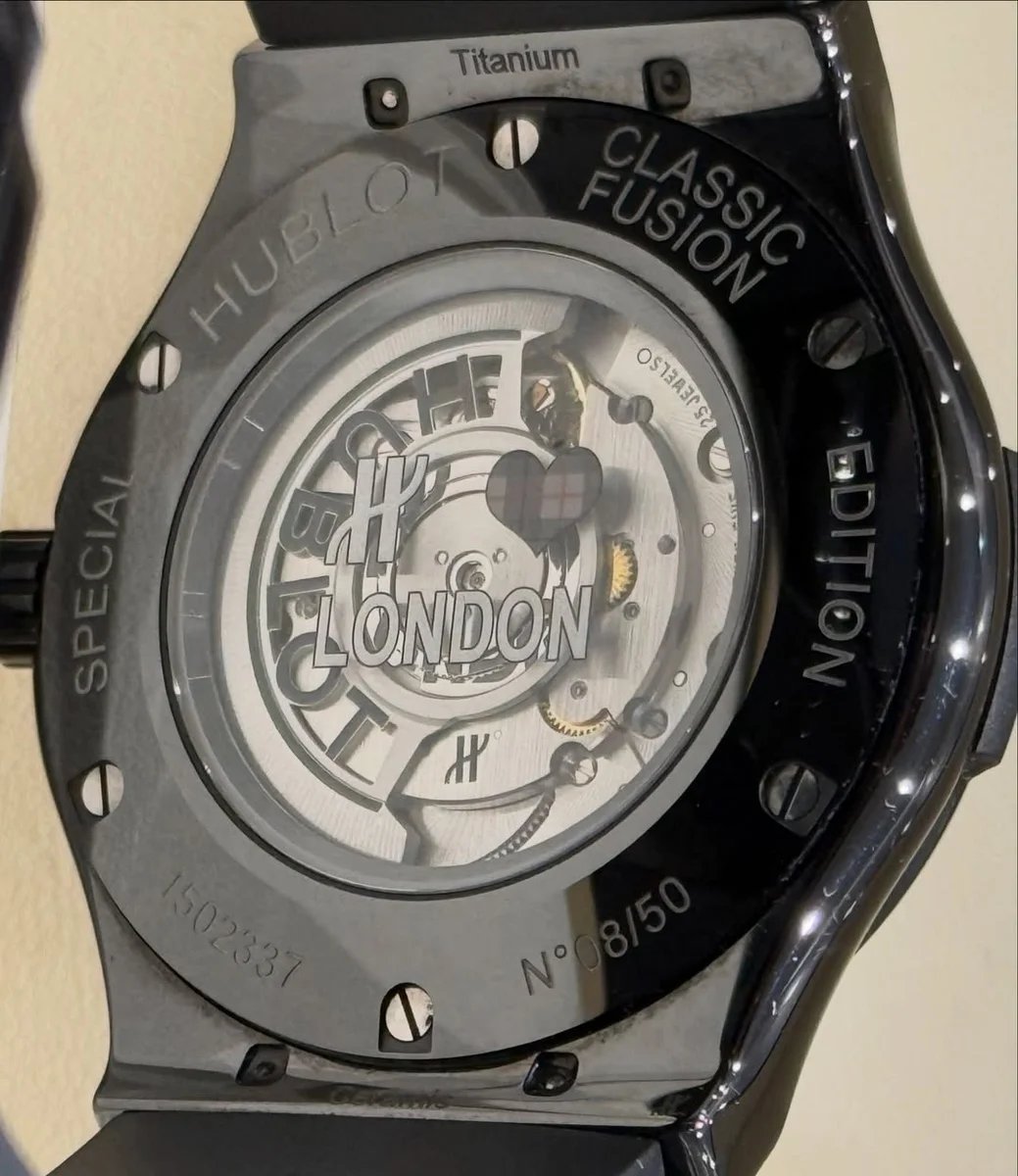 Hublot Special London Edition 50/50 Piece Ceramic PVD - Image 2