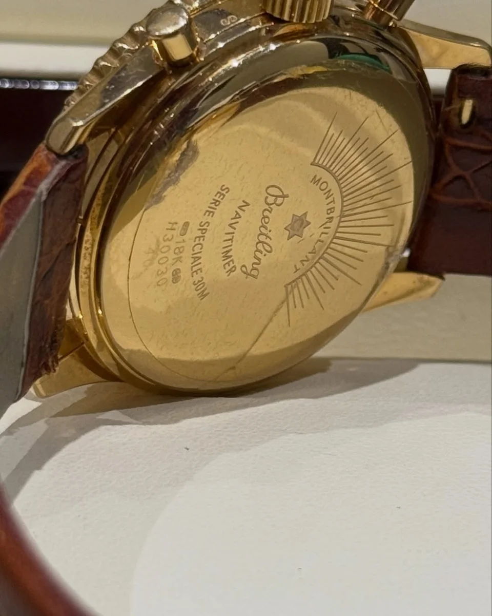 Breitling Novelty Navitimer Chronograph In Full 18K Gold 41mm - Image 7