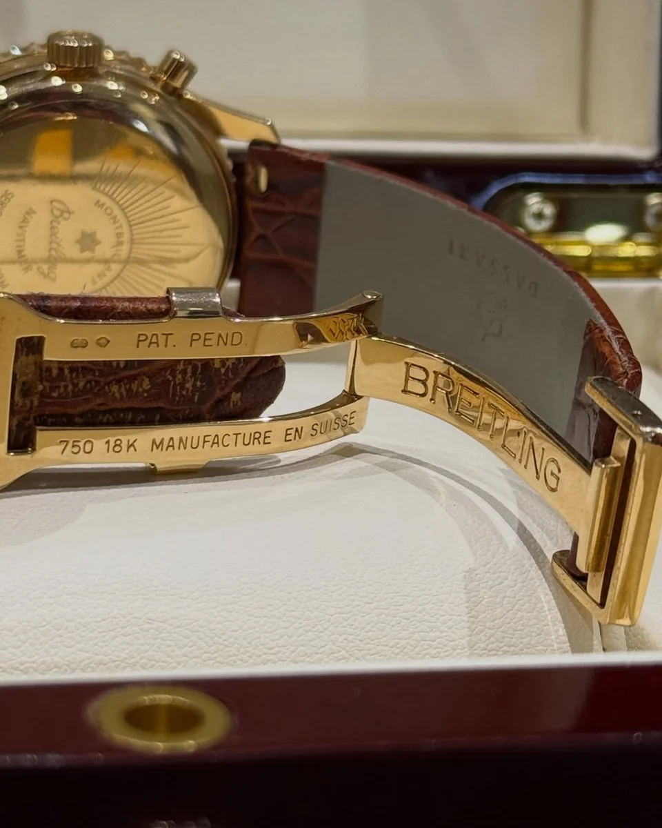 Breitling Novelty Navitimer Chronograph In Full 18K Gold 41mm - Image 5