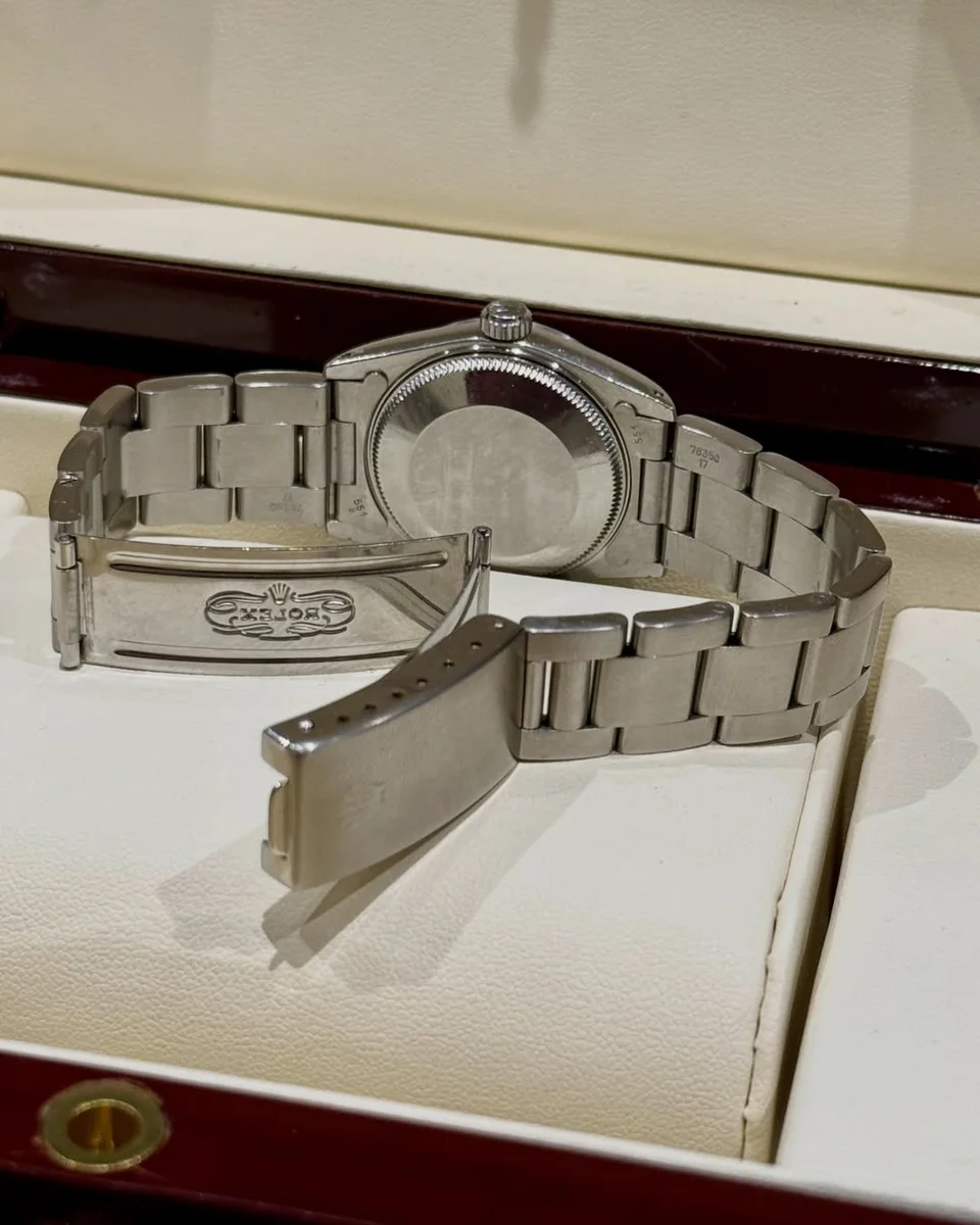 Rolex Oyster Date 31mm Ladies 1975 Classic Full Steel - Image 3