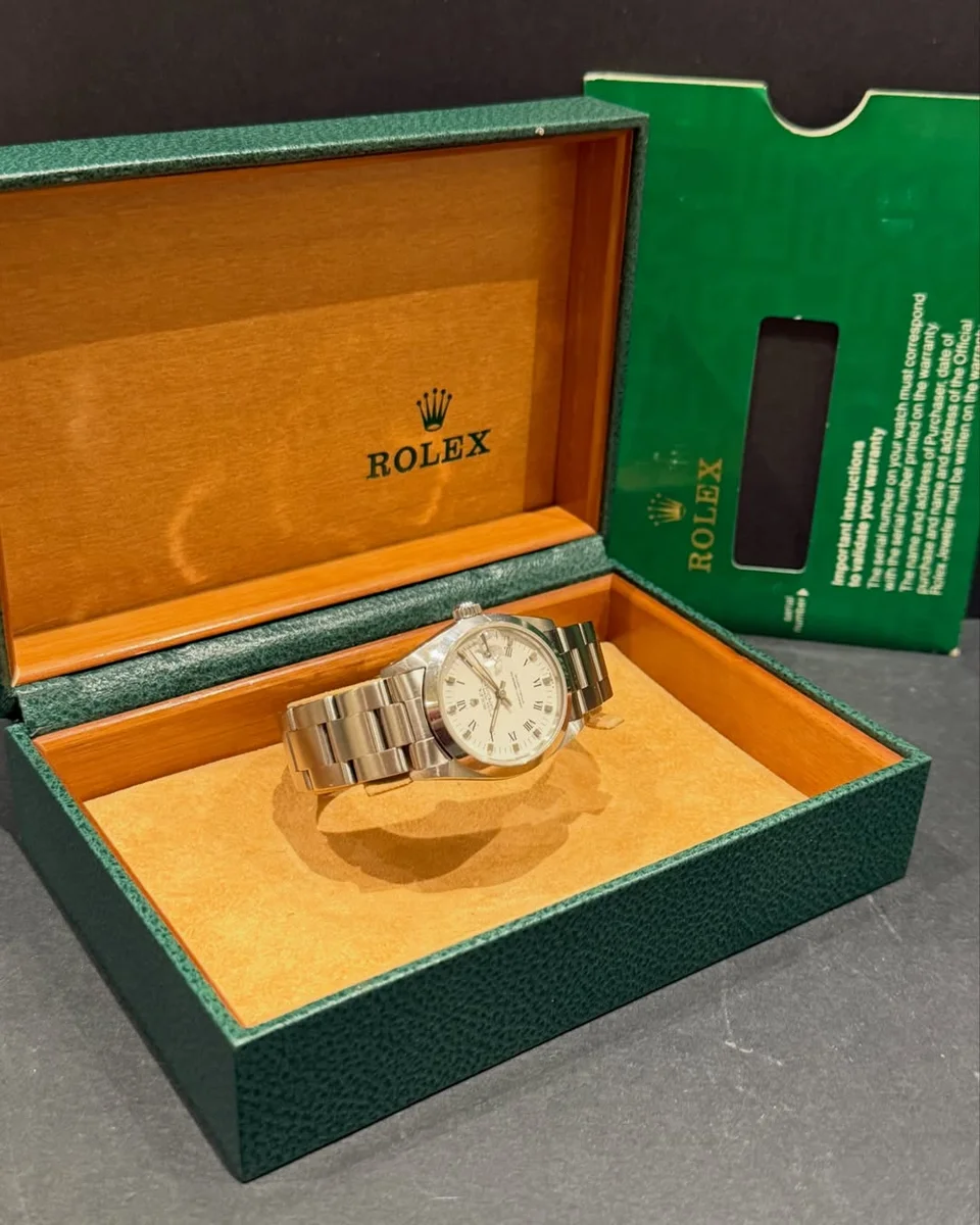 Rolex Oyster Date 31mm Ladies 1975 Classic Full Steel - Image 6