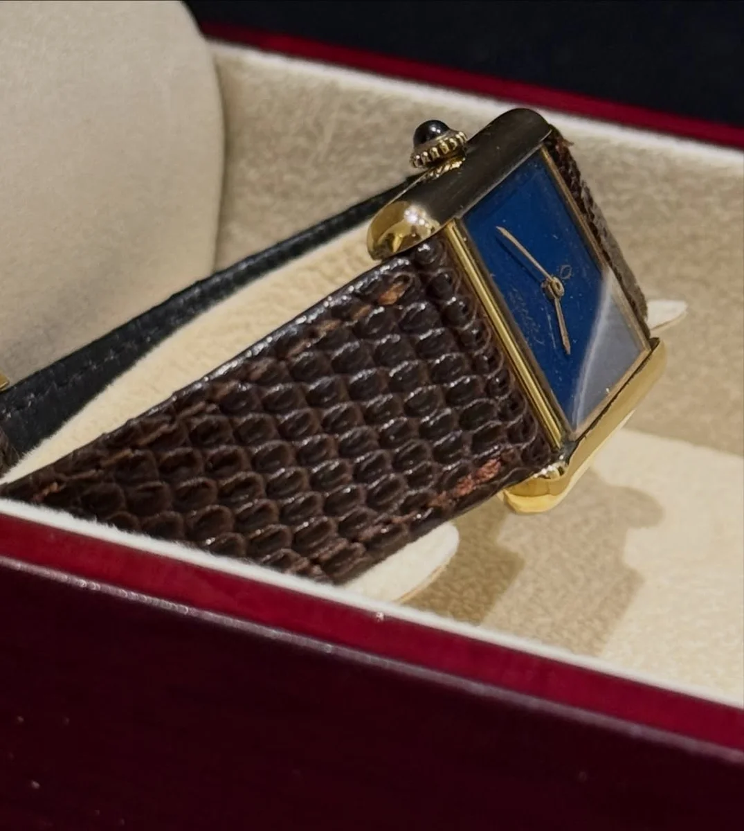Cartier Tank Classic Edition 1980 Night Blue Celestial Character - Image 3