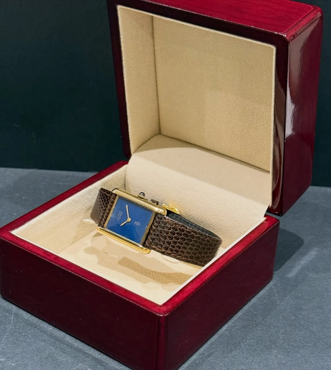 Cartier Tank Classic Edition 1980 Night Blue Celestial Character - Image 4