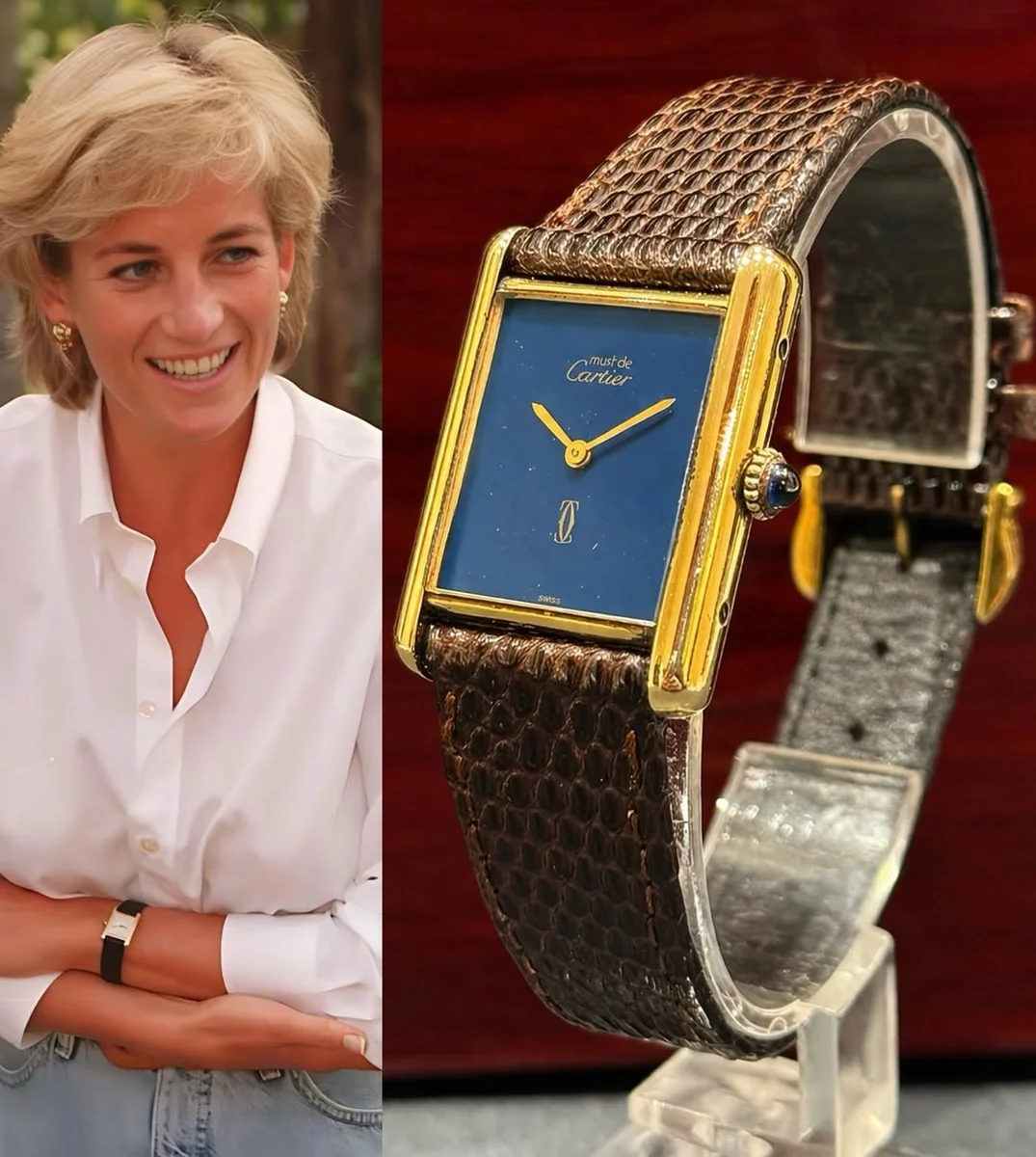 Cartier Tank Classic Edition 1980 Night Blue Celestial Character