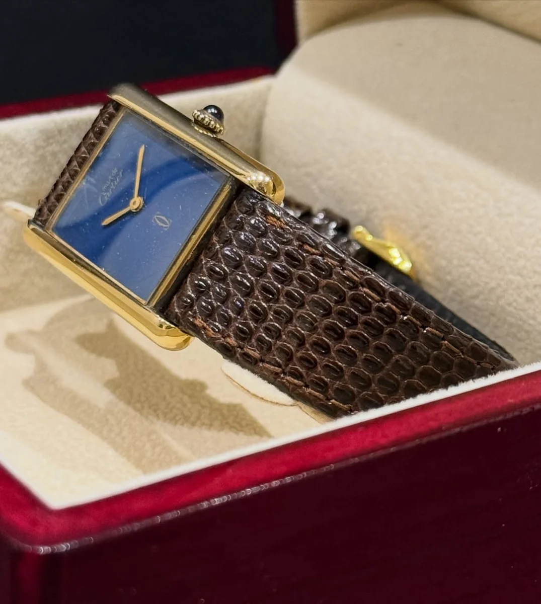 Cartier Tank Classic Edition 1980 Night Blue Celestial Character - Image 2