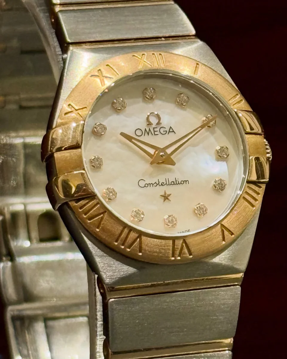 Omega Constellation 28MM Gold Steel MOP - Image 3