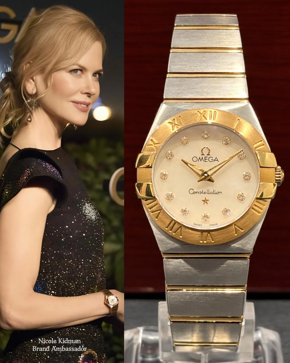 Omega Constellation 28MM Gold Steel MOP