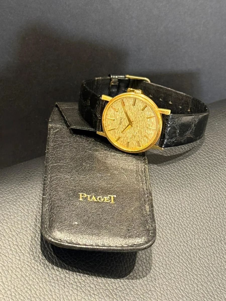 Piaget 1970 True Gem Rare Piaget Classic 18K Full Gold - Image 5