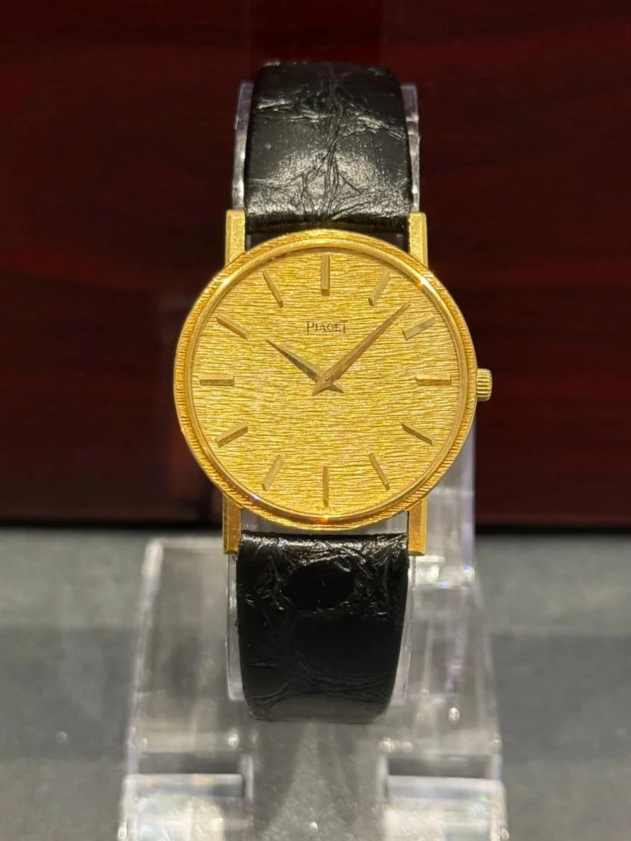 Piaget 1970 True Gem Rare Piaget Classic 18K Full Gold - Image 6