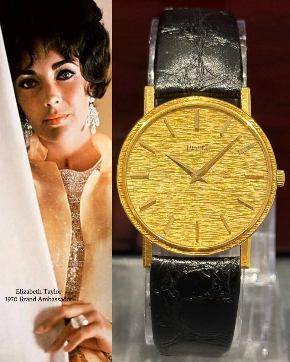 Piaget 1970 True Gem Rare Piaget Classic 18K Full Gold