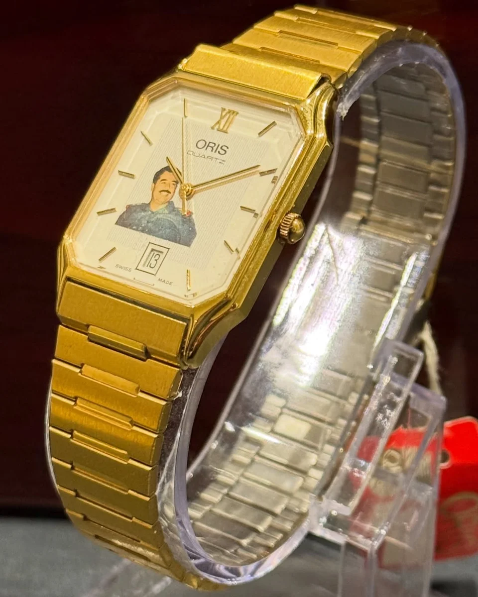 1985 Iraq Presidential Edition Oris Special Edition Saddam Hussain - Image 2