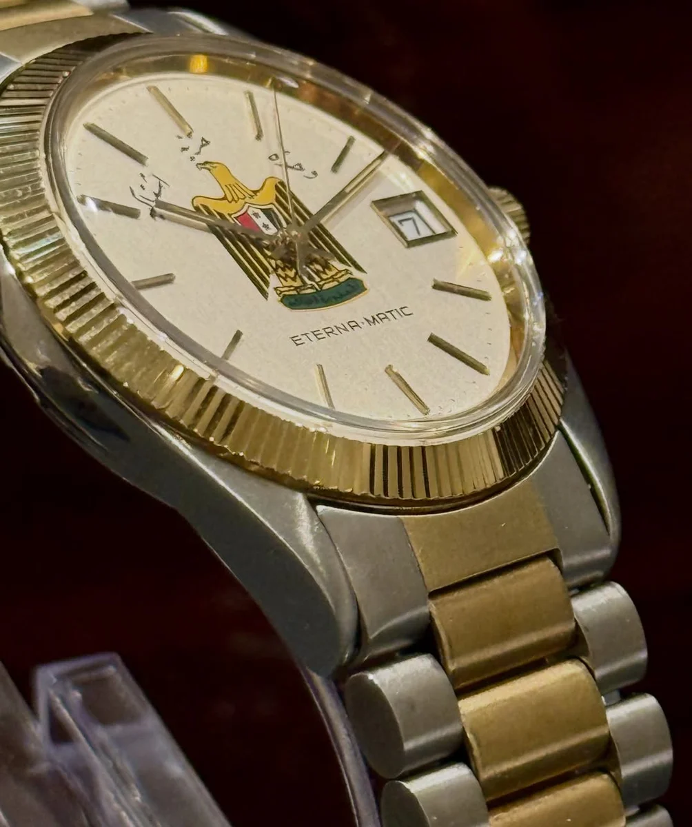 Eterna Official Commemorative Edition Iraq 1980 Saddam Hussain - Image 3