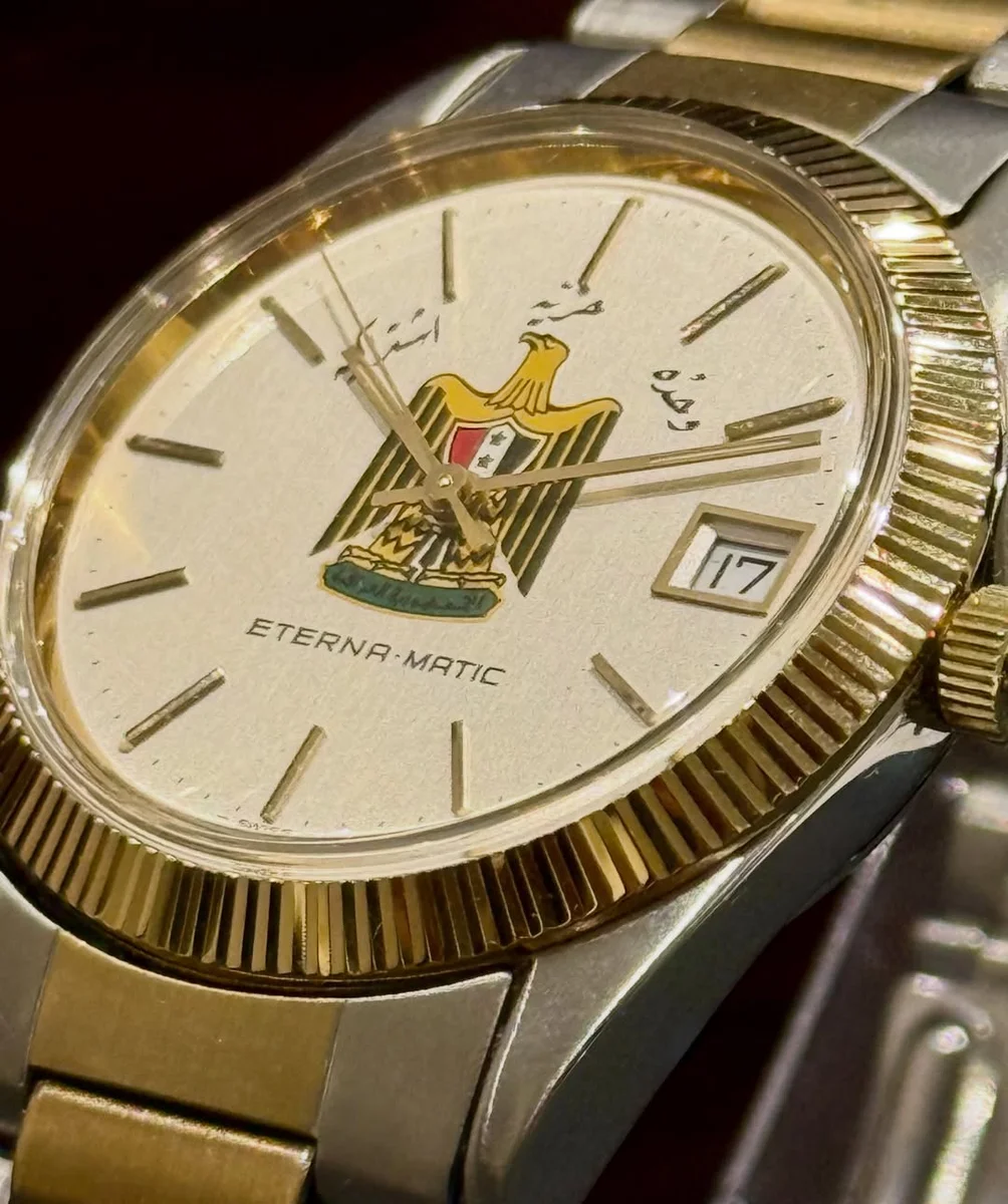 Eterna Official Commemorative Edition Iraq 1980 Saddam Hussain - Image 4