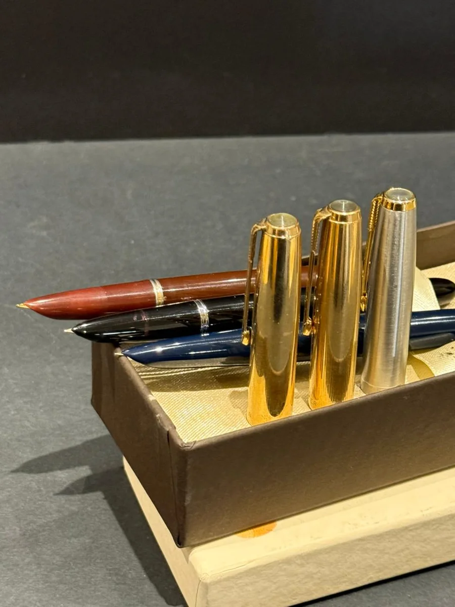 Parker “51” Fountain Pen Set Stored Set of Three - Image 6