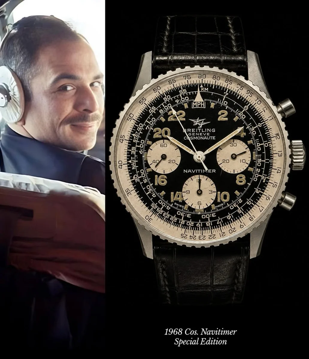 Breitling Extremely Rare Jordan 1968 Navitimer King Hussein Bin Talal