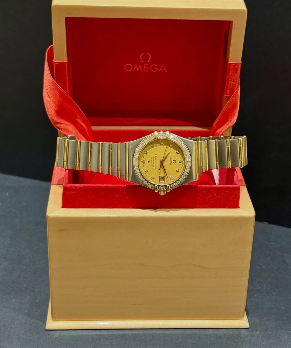 Omega Constellation Steel Gold Diamonds Iconic Constellation - Image 8