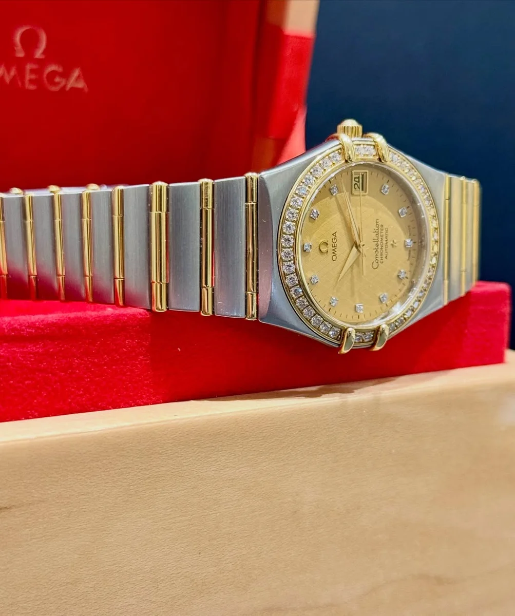 Omega Constellation Steel Gold Diamonds Iconic Constellation - Image 7