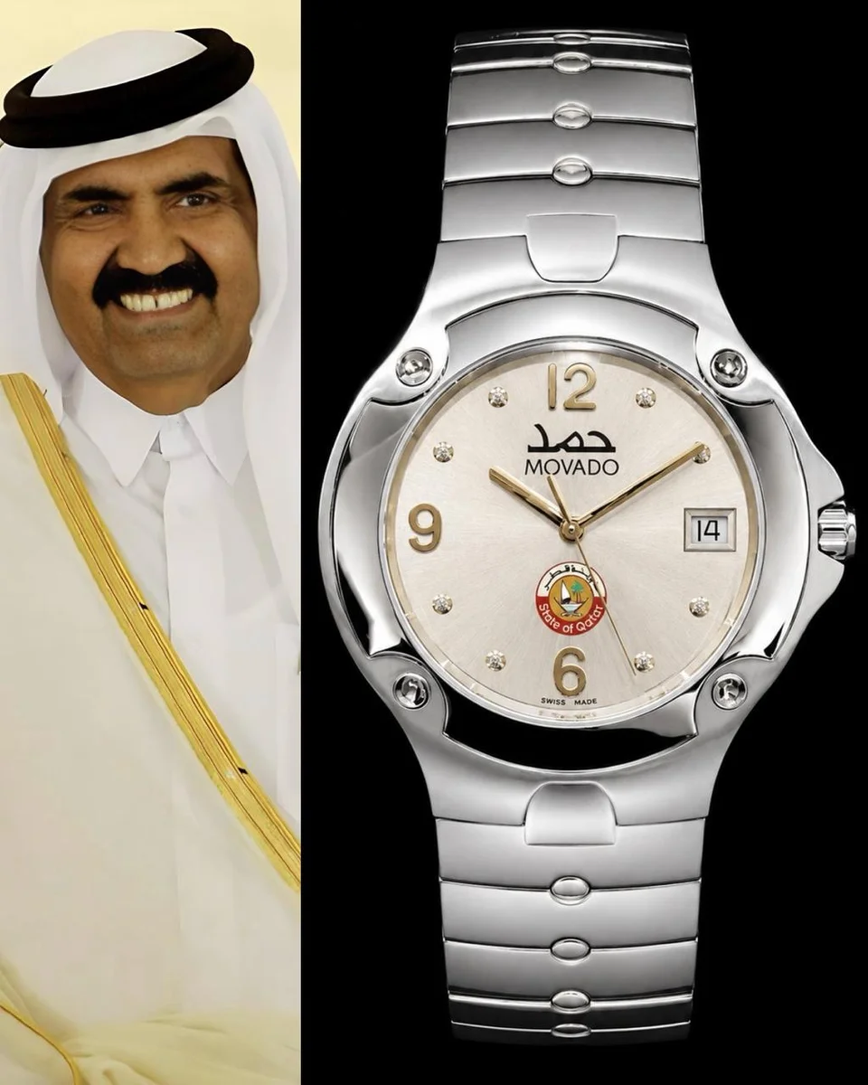 Movado Exceptional Qatari Amiri Edition 1990 Sheikh Hamad bin Khalifa Al Thani