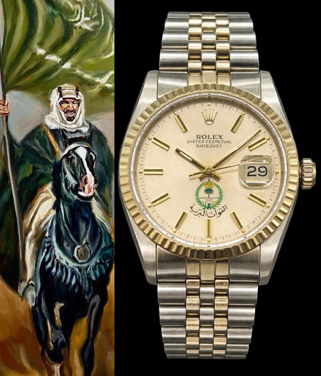 Rolex 1976 Datejust Issued Exclusively For The Saudi Land Forces Ultra Rare