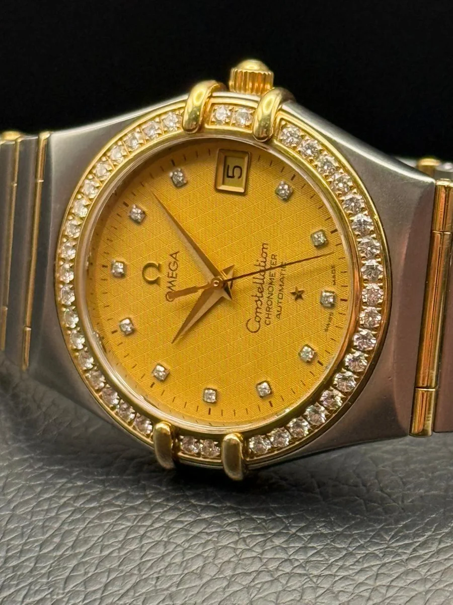 Omega Constellation Steel Gold Diamonds Iconic Constellation - Image 4