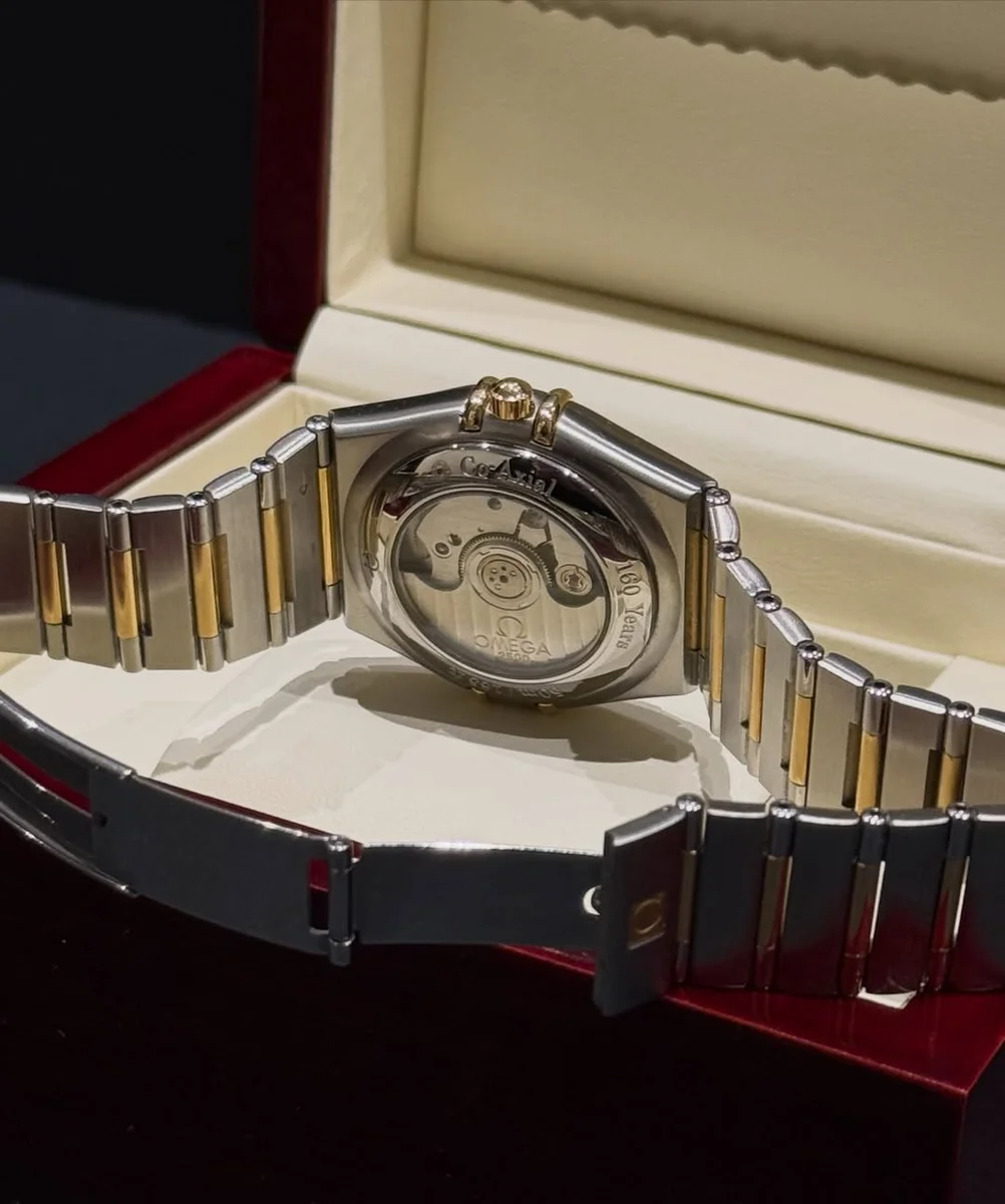 OMEGA Constellation Manhattan 33MM Gold Steel Diamonds - Image 9