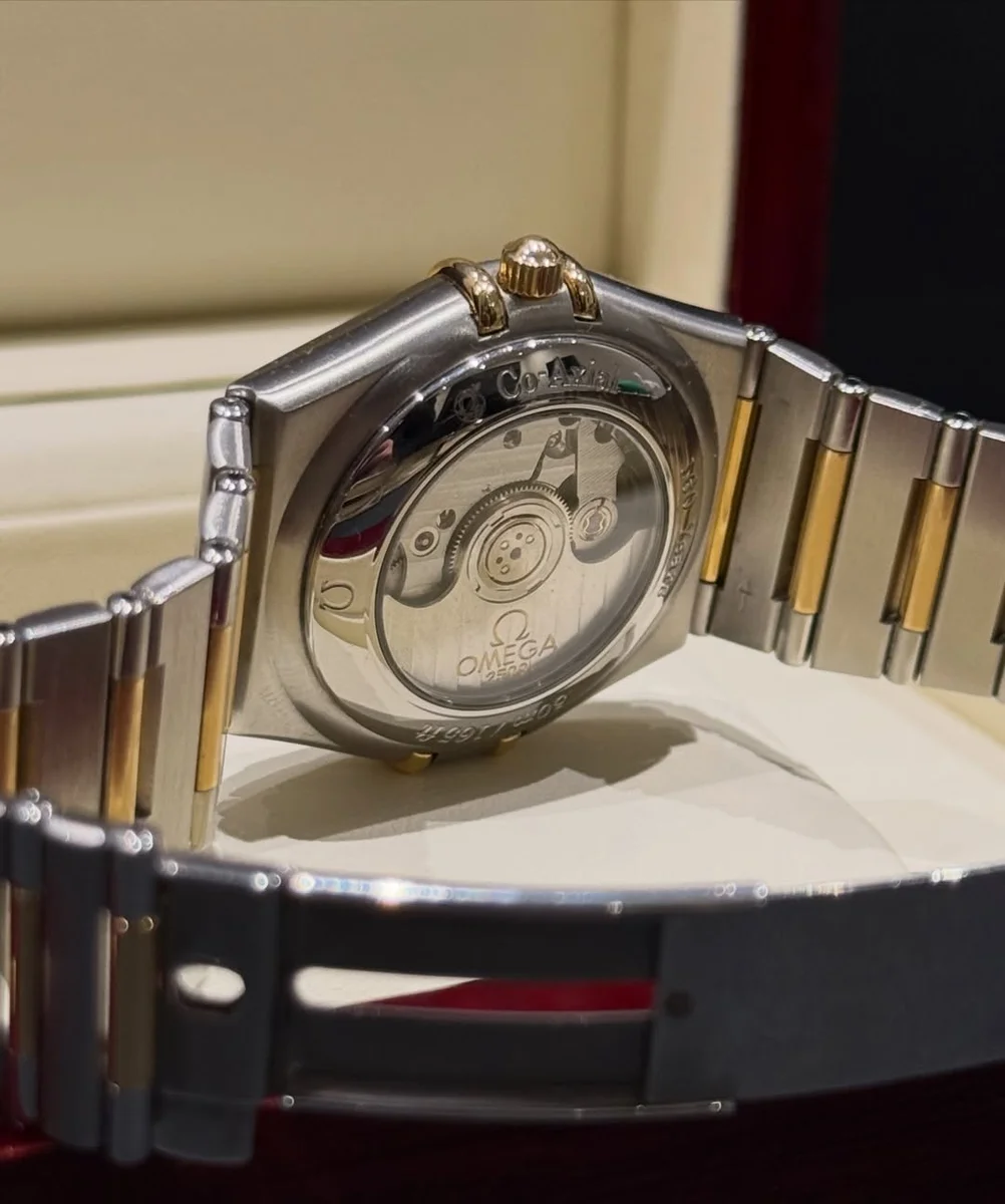 OMEGA Constellation Manhattan 33MM Gold Steel Diamonds - Image 10