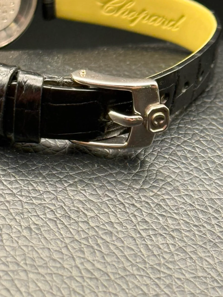 Chopard Happy Diamonds White Gold Leather - Image 6