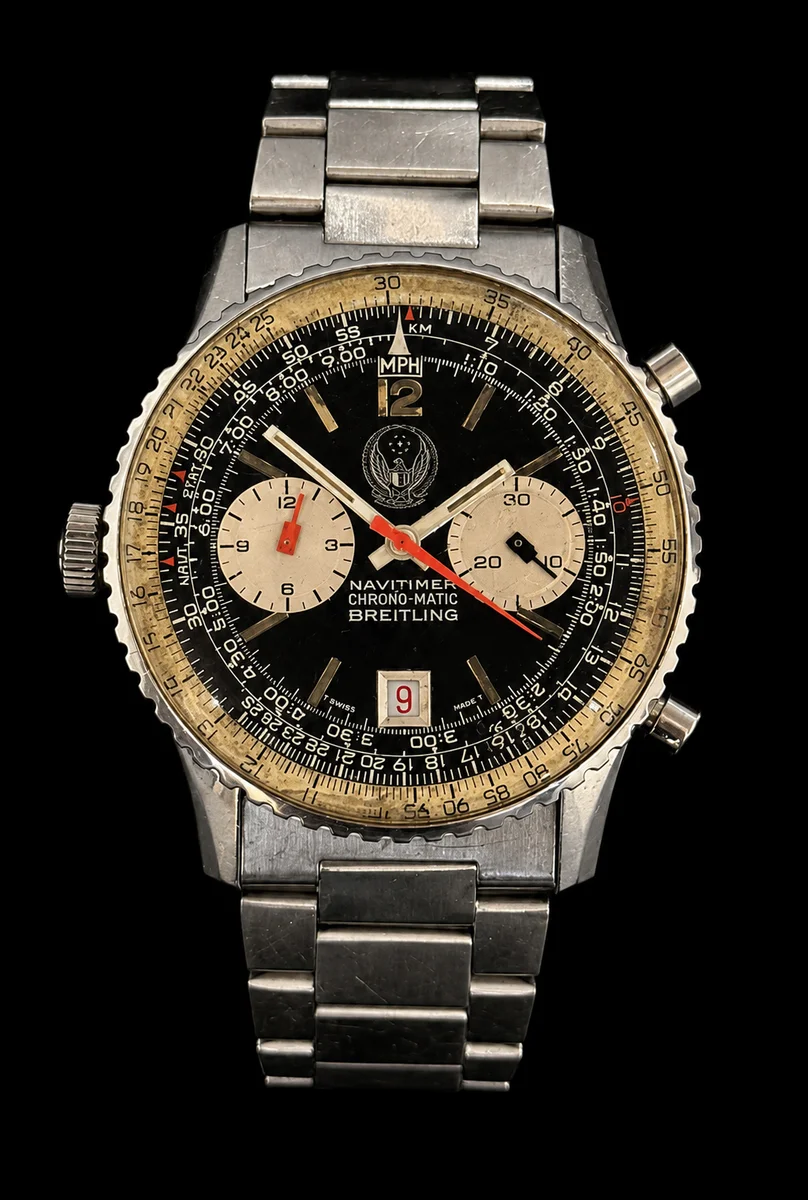 Breitling First Edition 1970 Navitimer Very Rare UAE Armed Forces - Image 2
