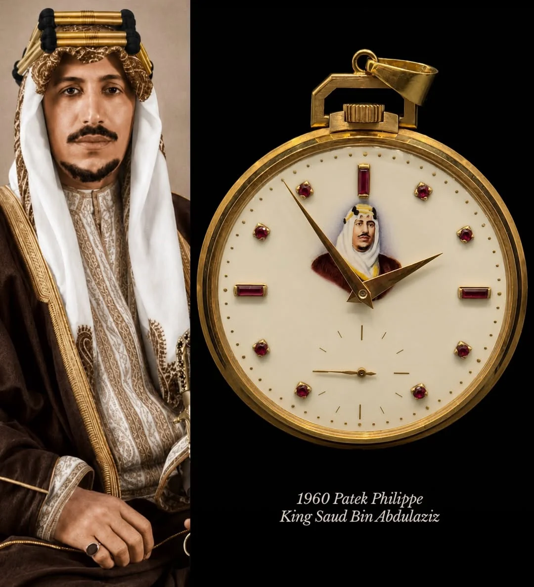 Patek Philippe King Saud bin Abdulaziz Al Saud 1960 RARE