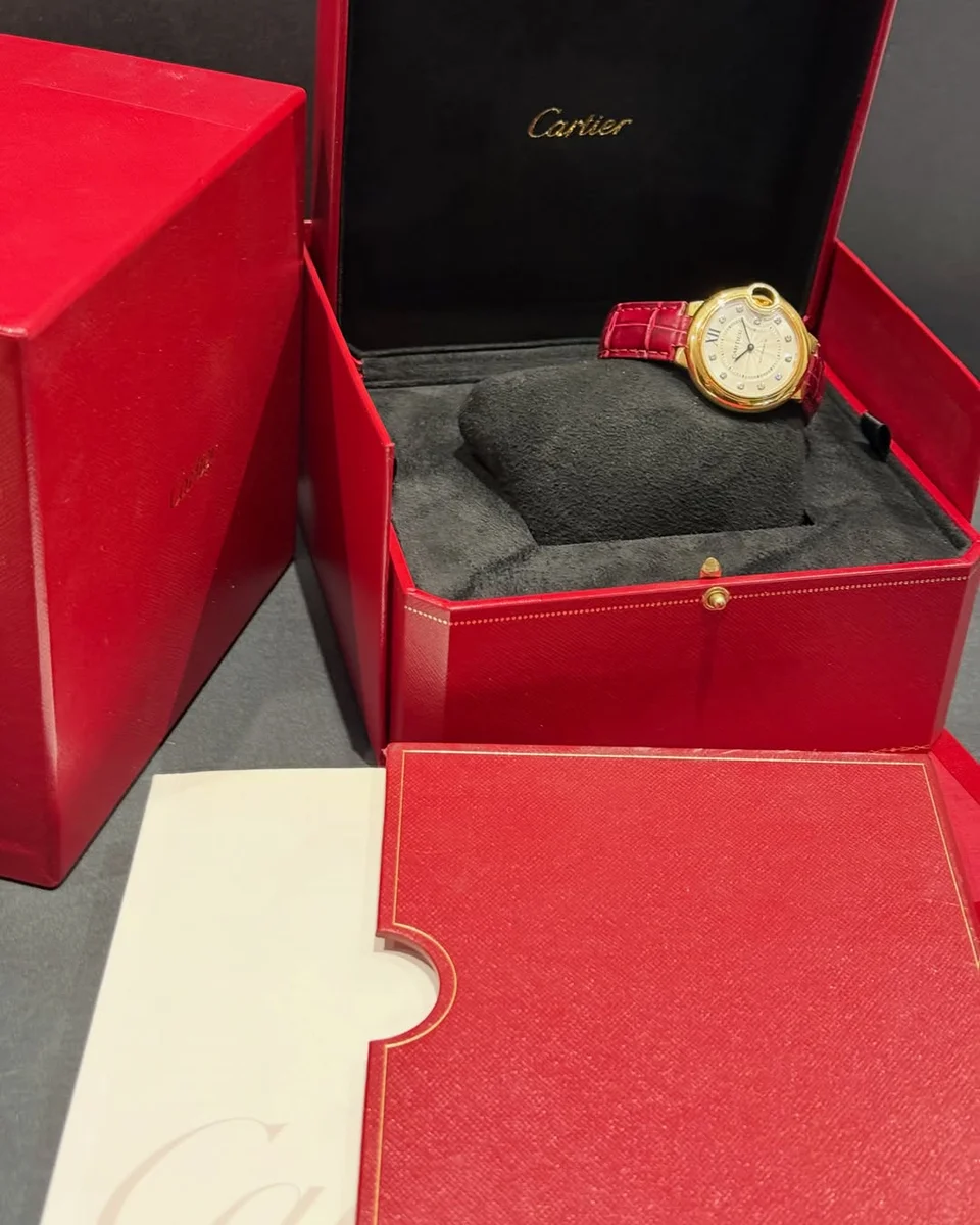 Cartier Ballon Bleu Parisian Elegance Full Gold Diamonds - Image 4