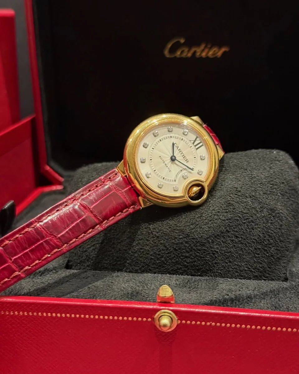 Cartier Ballon Bleu Parisian Elegance Full Gold Diamonds - Image 3