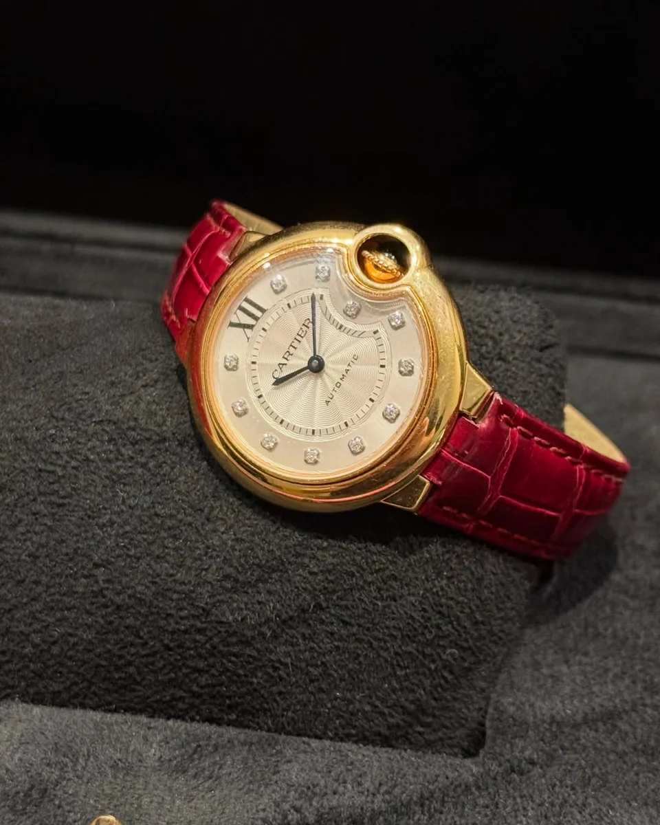 Cartier Ballon Bleu Parisian Elegance Full Gold Diamonds - Image 2