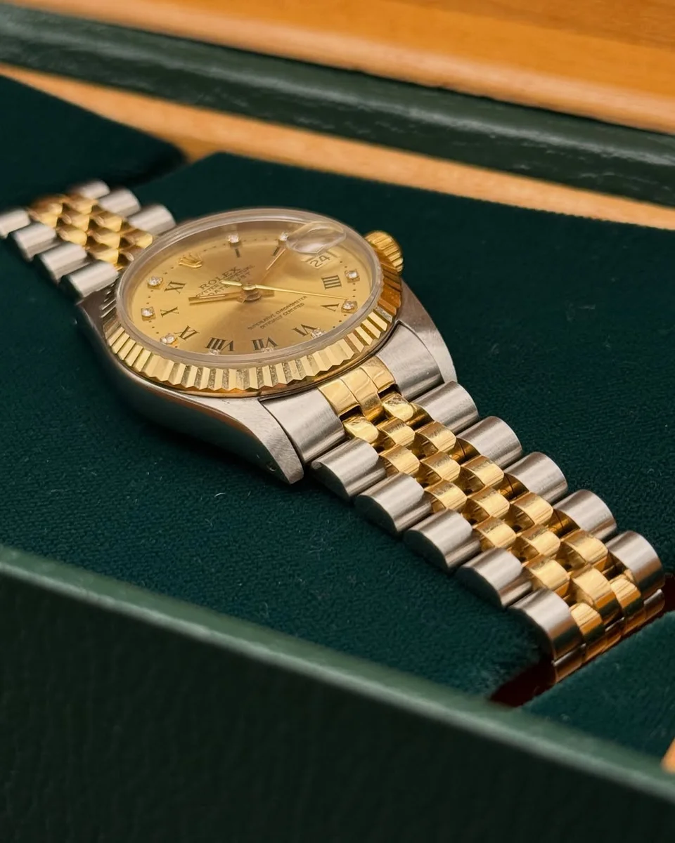 Rolex Datejust 31MM Gold Steel Fluted Jubile Complete Set - Image 2