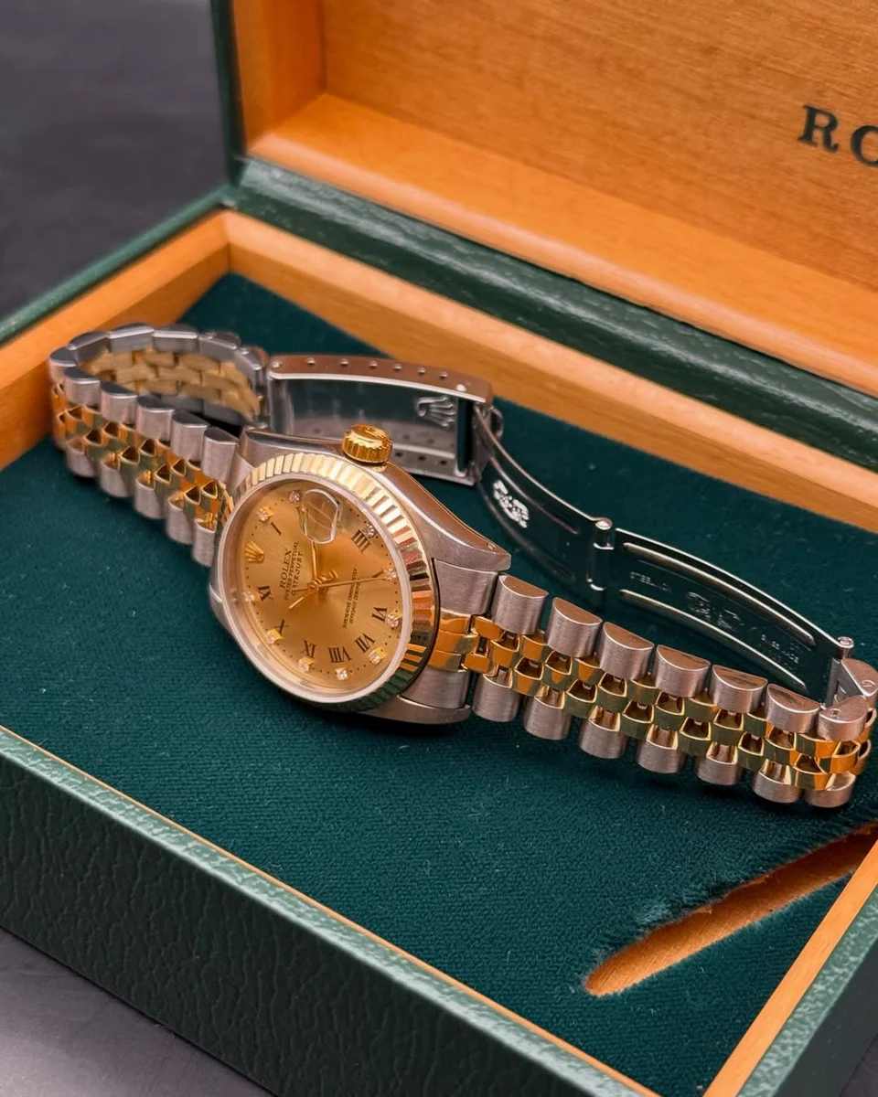 Rolex Datejust 31MM Gold Steel Fluted Jubile Complete Set - Image 4