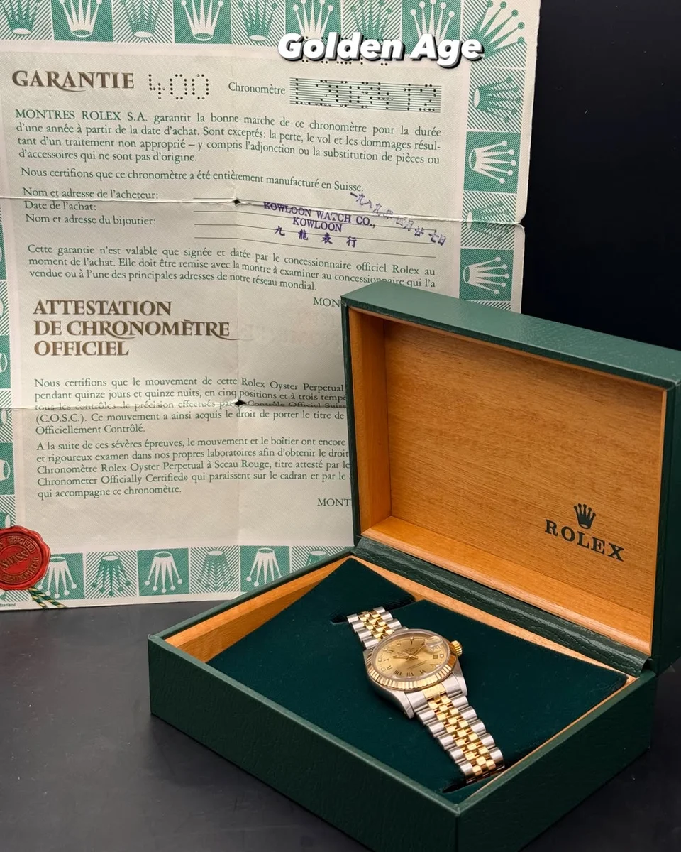 Rolex Datejust 31MM Gold Steel Fluted Jubile Complete Set - Image 8