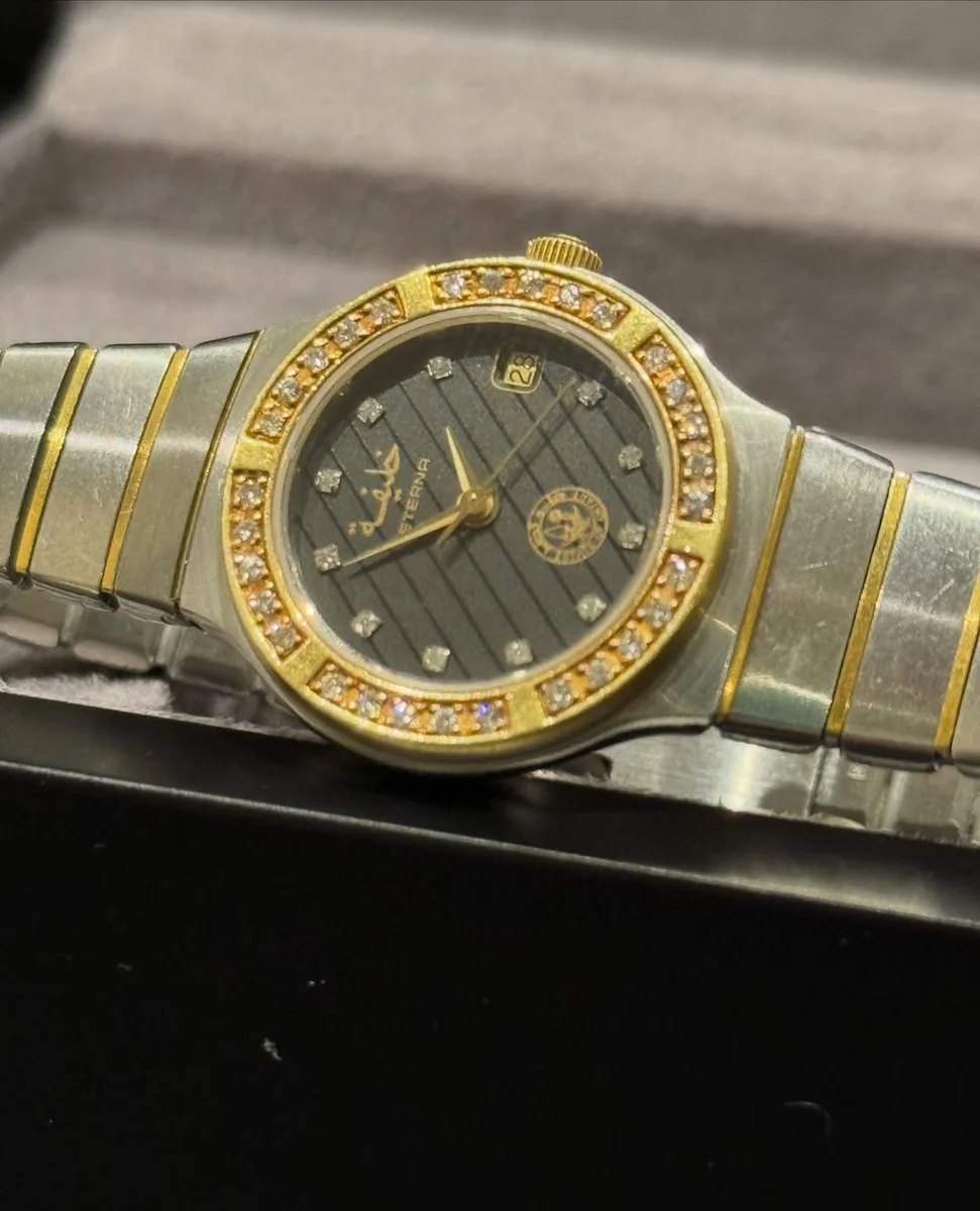 Eterna Special Amiri Edition Qatar 1980 Steel Gold Dimaonds - Image 2