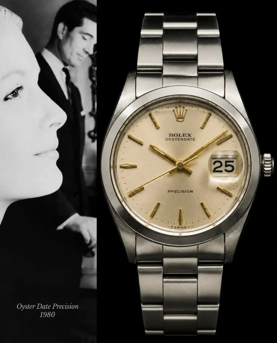 Rolex Oyster date Precision Date 35mm Steel Excellent Condition