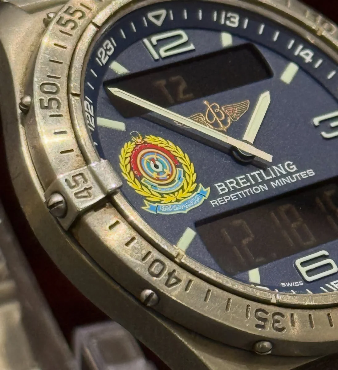 Breitling Aerospace UAE Air Force & Air Defence 1995 RARE - Image 3