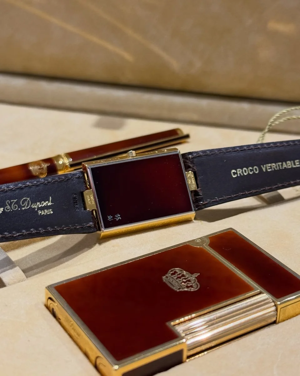 S.T. Dupont royal Presentation Set King Hussein bin Talal 1980 - Image 4