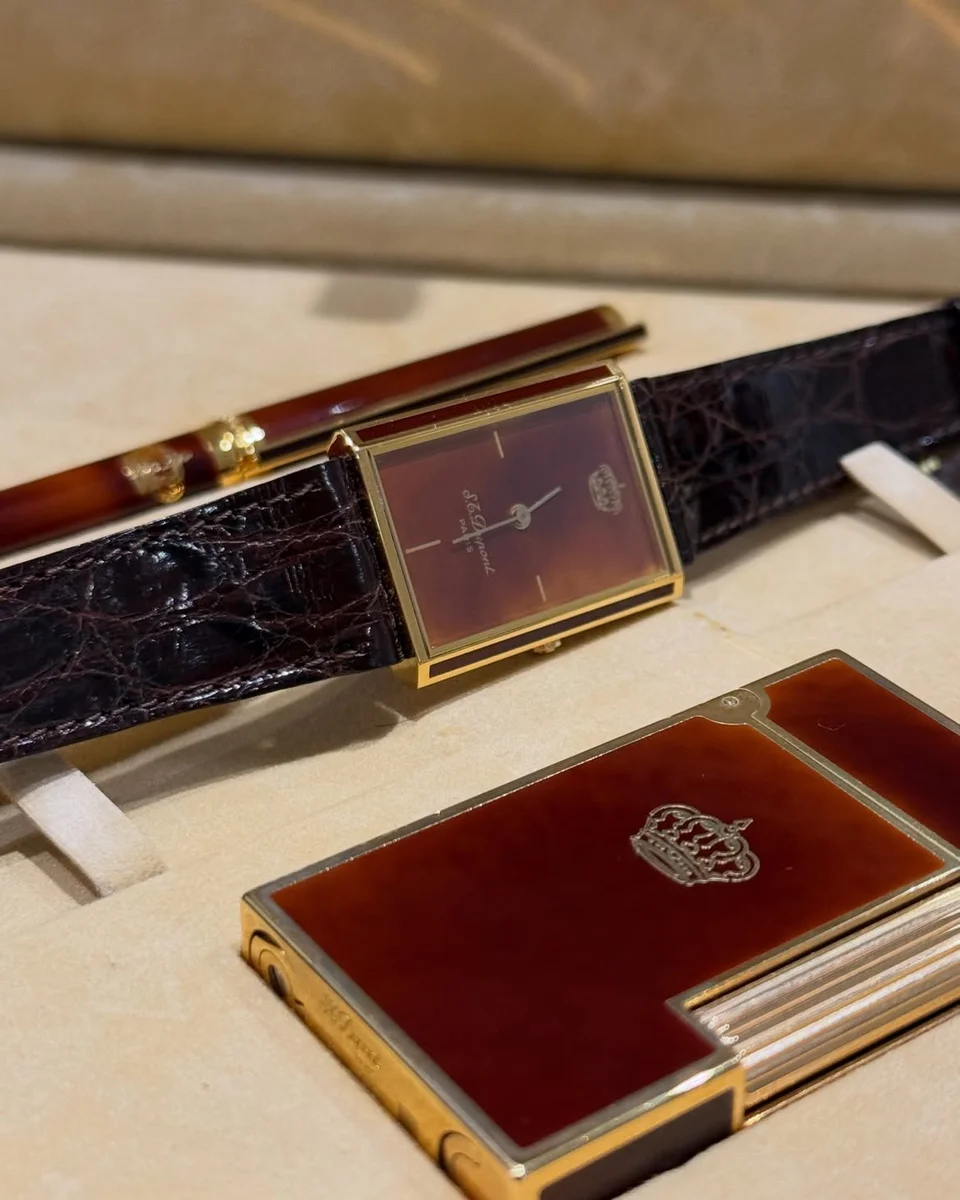 S.T. Dupont royal Presentation Set King Hussein bin Talal 1980 - Image 3