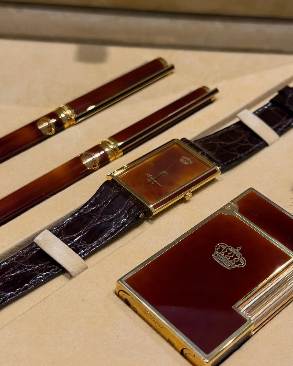 S.T. Dupont royal Presentation Set King Hussein bin Talal 1980 - Image 2