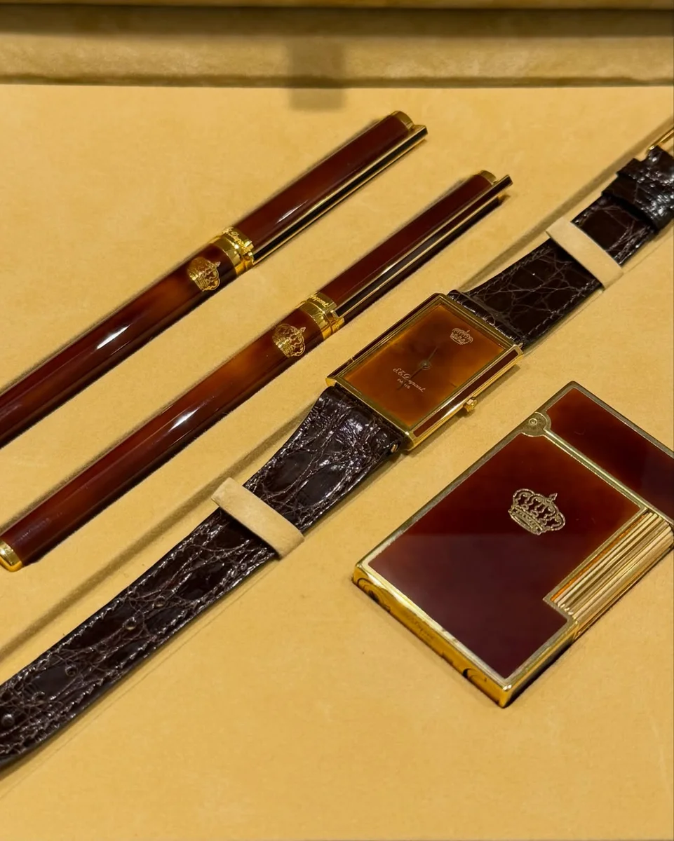 S.T. Dupont royal Presentation Set King Hussein bin Talal 1980 - Image 9